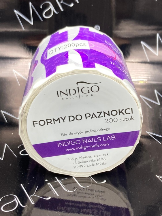 Formy do przedłużania paznokci fioletowe 200 szt.jpg