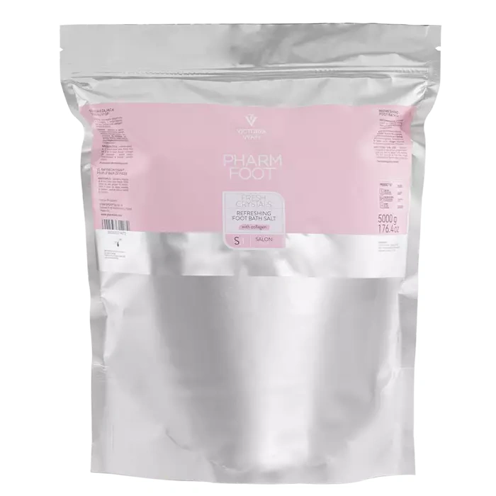 Sól odświeżająca do kąpieli stóp z kolagenem Fresh Crystals 5000g PHARM FOOT VICTORIA VYNN.JPG