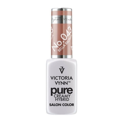 Pure lakier hybrydowy Bella Brown 8 ml (043) VICTORIA VYNN.webp