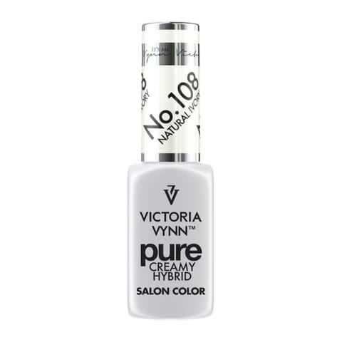 Pure lakier hybrydowy Natural Ivory 8 ml (108) VICTORIA VYNN.webp