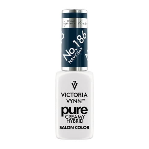 PURE lakiery hybrydowy Navy Bay 8 ml (186) VICTORIA VYNN.webp