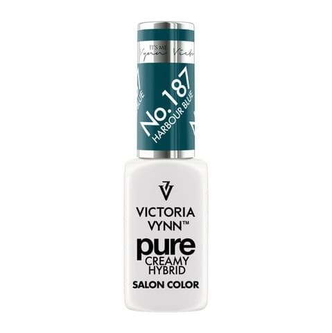 PURE lakiery hybrydowy Harbour Blue 8 ml (187) VICTORIA VYNN.webp