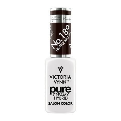 PURE lakiery hybrydowy Truffle Brown 8 ml (189) VICTORIA VYNN.webp