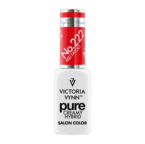PURE Lakier hybrydowy Red Tattoo 8 ml (222) Victoria Vynn Pure Pattern.webp