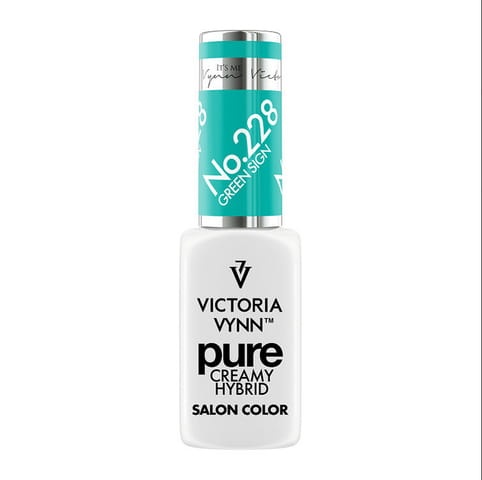 PURE Lakier hybrydowy Green Sign 8 ml (228) Victoria Vynn Pure Pattern.webp