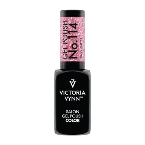 Gel Polish Lakier hybrydowy Pinky Glitter 8 ml (114) VICTORIA VYNN.webp