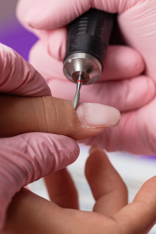 Frezy diamentowe do skórek 2.3mm delikatny długi płomyk (114) IQ NAILSa.webp