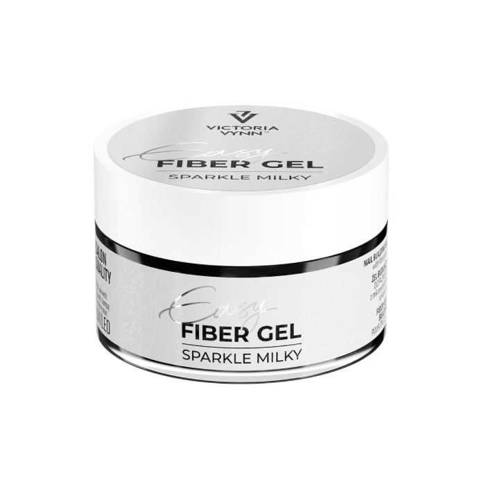 EASY FIBER GEL Sparkle Milky, 15ml.WEBP