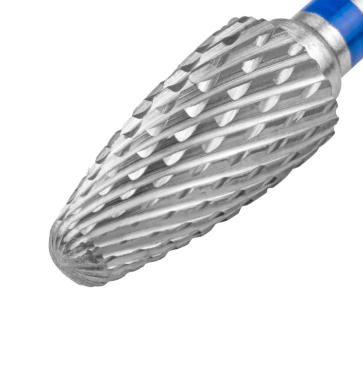 Frez Karbidowy z Węglika Spiekanego, stożek 3:32 Tirch Cylinder (M)-niebieski (średni)a.webp