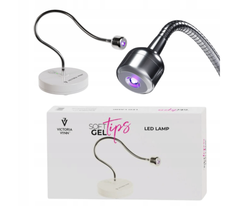 Lampa LED 3W do żelu, alrylożelu, hybryd SOFT GEL TIPS VICTORIA VYNNa.webp
