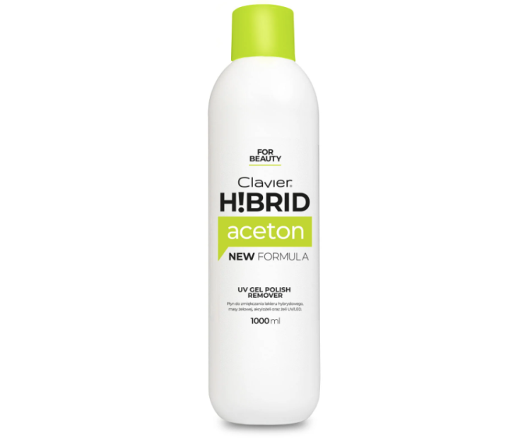 Aceton do ściągania hybryd, akrylu, tytanu 1000 ml CLAVIER3.webp